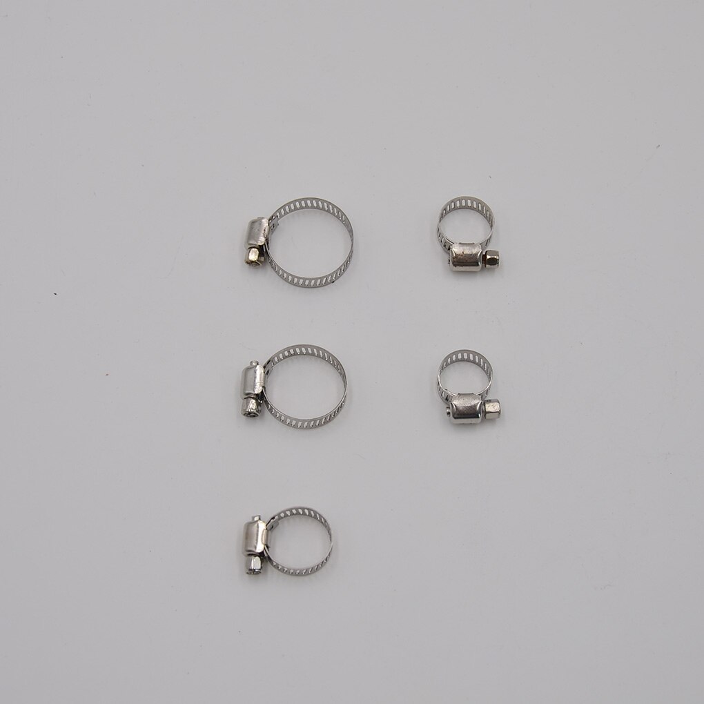 50PCS/Set Multi Size Stainless Steel Hoop Clamp Hose Clamp Automotive Pipes Clip Fixed Tool