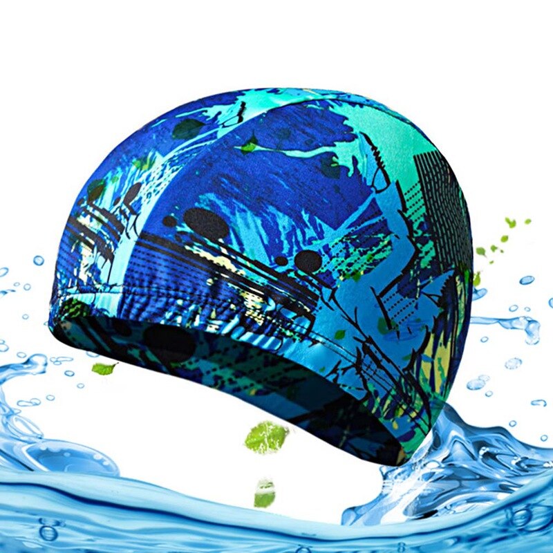 Soft Swimming Caps Waterproof Stretchable Ears Protection Long Hair Sports Swim Pool Hat Bathing Hat Adult Sport Hats