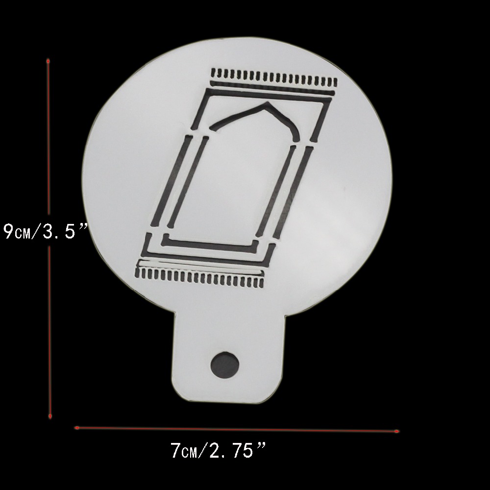 HUISDIER Moskee Mubarak Ramadan Cappuccino Decoreren Mousse Cake Sjabloon Tools