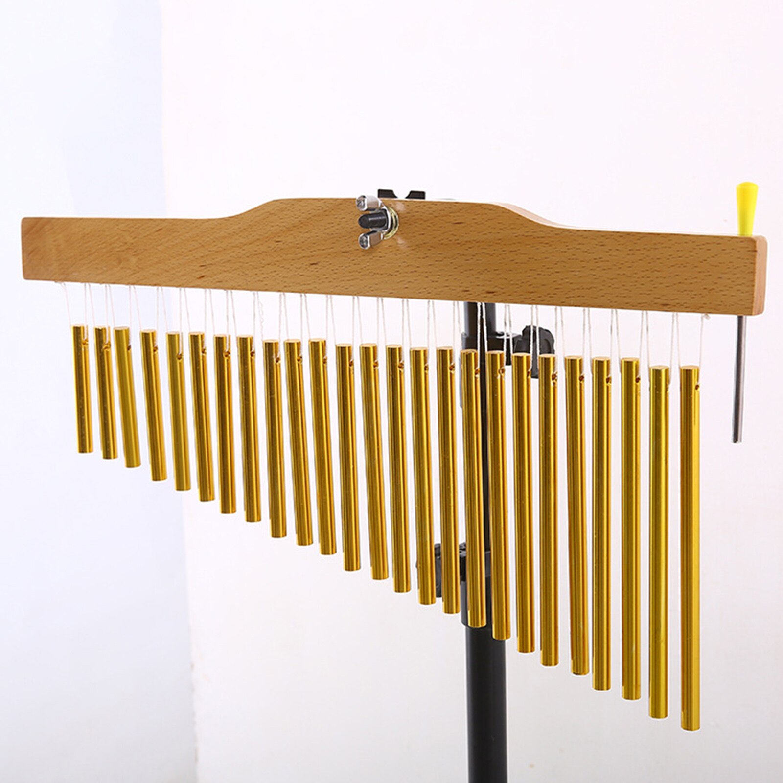 Premium Golden Bar Chimes 36 Bars Musical Instrument and Striker Meditation: 25 tone