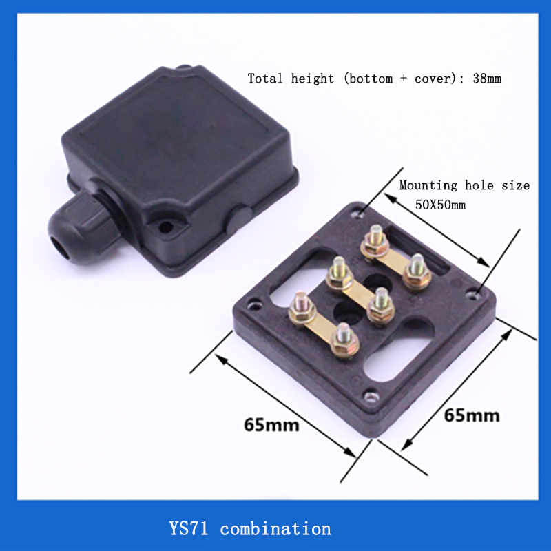 1pc junction box for motor water pump fan motor explosion dust proof protective cover electrical box waterproof junction