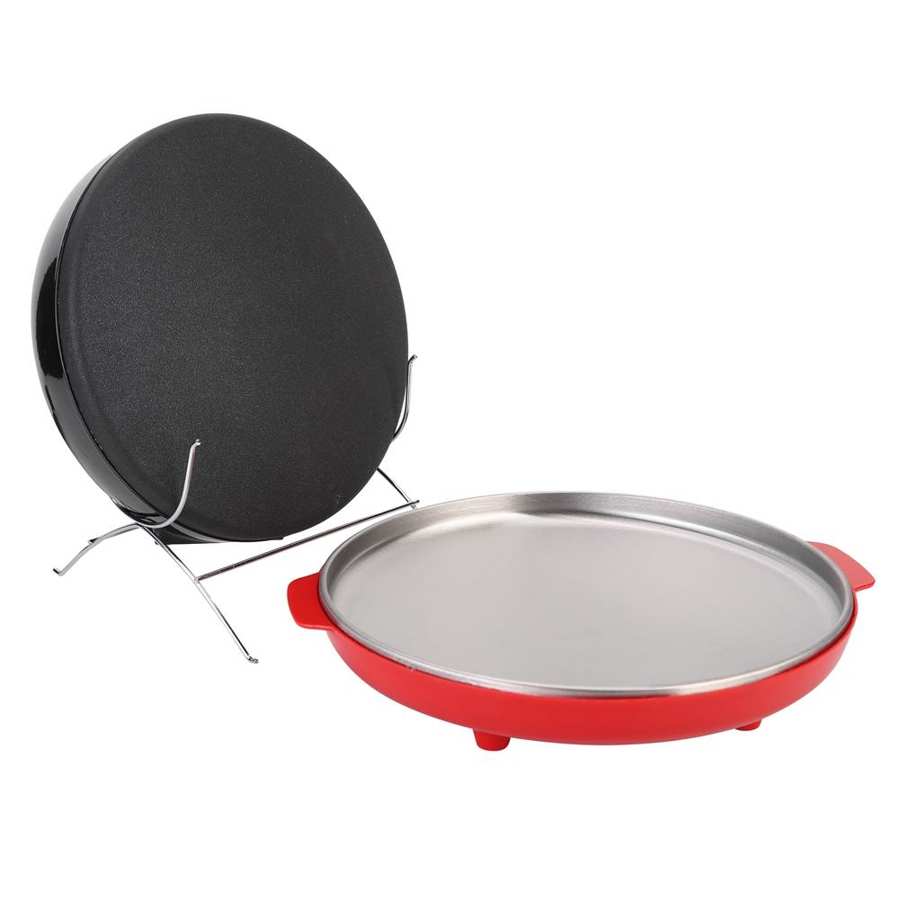 Electric Crepe Maker Pizza Pancake Machine Non-stick Griddle Baking Cooking Pans