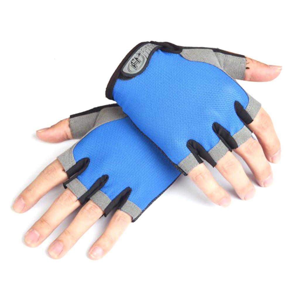 Zomer Stijl Hoge Elastische Ademende Half vingers Outdoor Sport Handschoenen Rijhandschoenen slijtvaste Non- slip