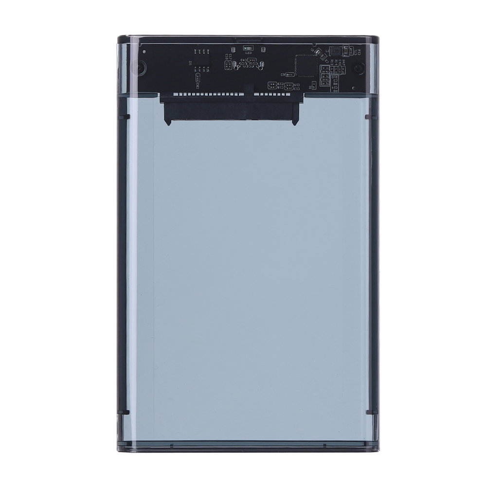 External Mobile Hard Disk Adapter Support 6GMbps Transparent Mobile Hard Disk Case for 2.5 inch SATA SSD HDD Enclosur