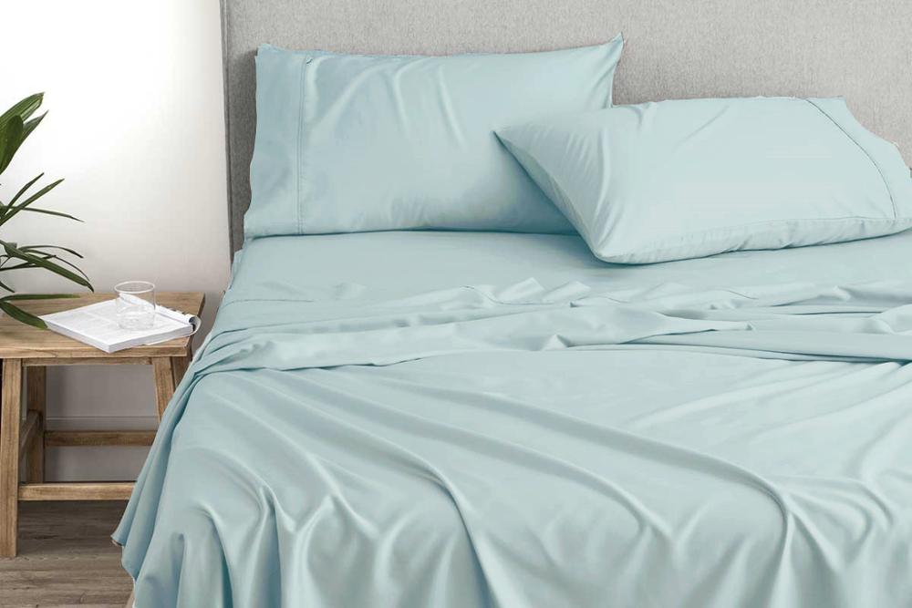 Tissu en coton égyptien 1600 TC 100% pour draps Super largeur 280 cm 110 ''couleurs ivoire blanc 1 mètre comme test d'échantillon