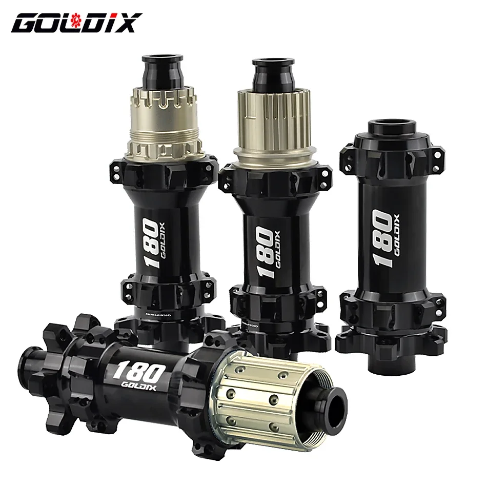 Goldix m /r 370 310 240 180 160 blomst trommel hg/xd/ms sykkelnavkropp med qr/av endehette, brukt til mtb/motorveisykkeladaptere
