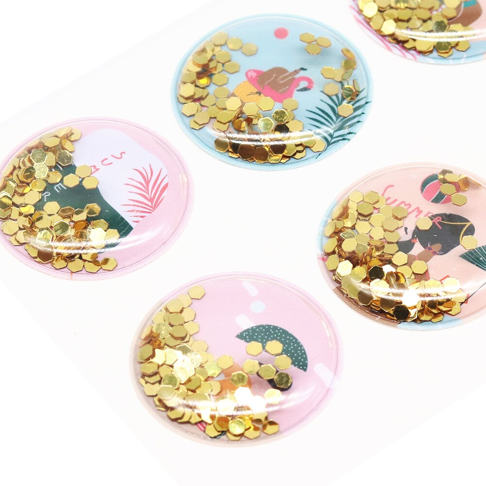 Polku paljetti shaker tarrat koristeet tee itse askartelu scrapbooking korttien teko päiväkirjakoristeet