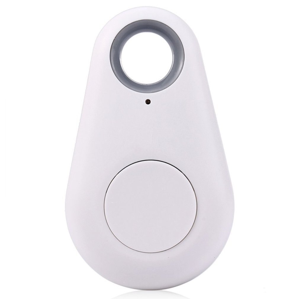Smart trådlös 4.0 nyckel anti förlorad sökare tracker alarm gps locator trådlös positionering plånbok husdjursnyckel: Vit