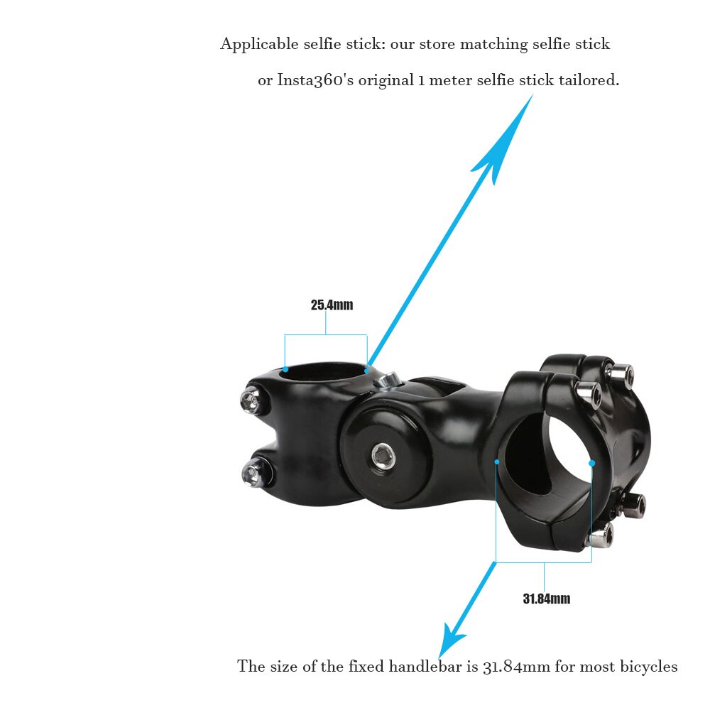 Motorcycle Camera Monopod Holder Handlebar Mount Bracket for GoPro &amp; Insta360 One X2 R bicycle Invisible Selfie Stick Accessory: Option 8