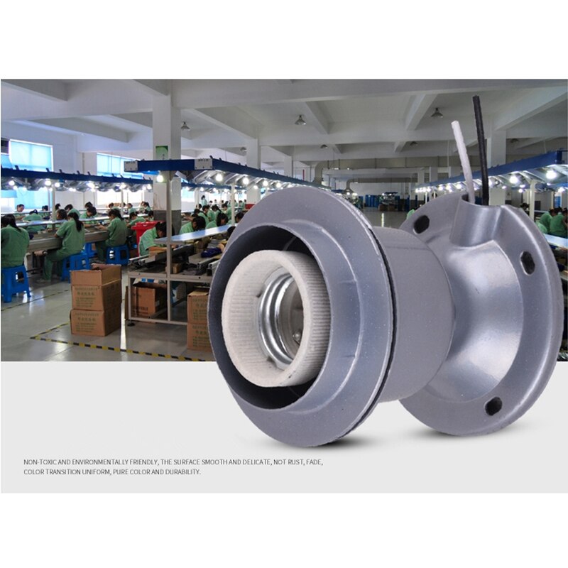 E27 lampe utgangspunkt aluminium støping gruvedrift lampe lokk  e40 aluminium-dekke lampeholder energisparende lamper tykkere sokkel