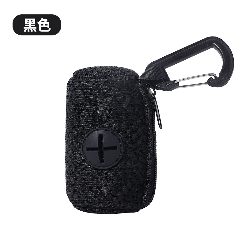 Distributeur de sacs de merde de chien suspendu, support de sac de merde de chien, distributeur de sacs de caca pour chiens, distributeurs de sacs poubelles de marche, fournitures pour animaux de compagnie: Gris clair