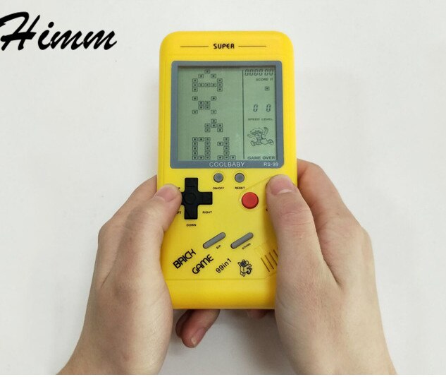 Coolbaby 3.5-Inch Scherm Klassieke Tetris Game Console Student Handheld Klassieke Nostalgische Kinderen Puzzel Handheld Game