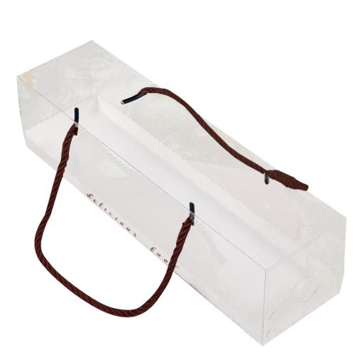 Kuchen verpackung 10Stck Tragbare transparent Kuchen Schweizer Rolle Boxen Haustier Verpackung Nachtisch Behälter Kuchen Kasten Küche zubehör: Kaffee L