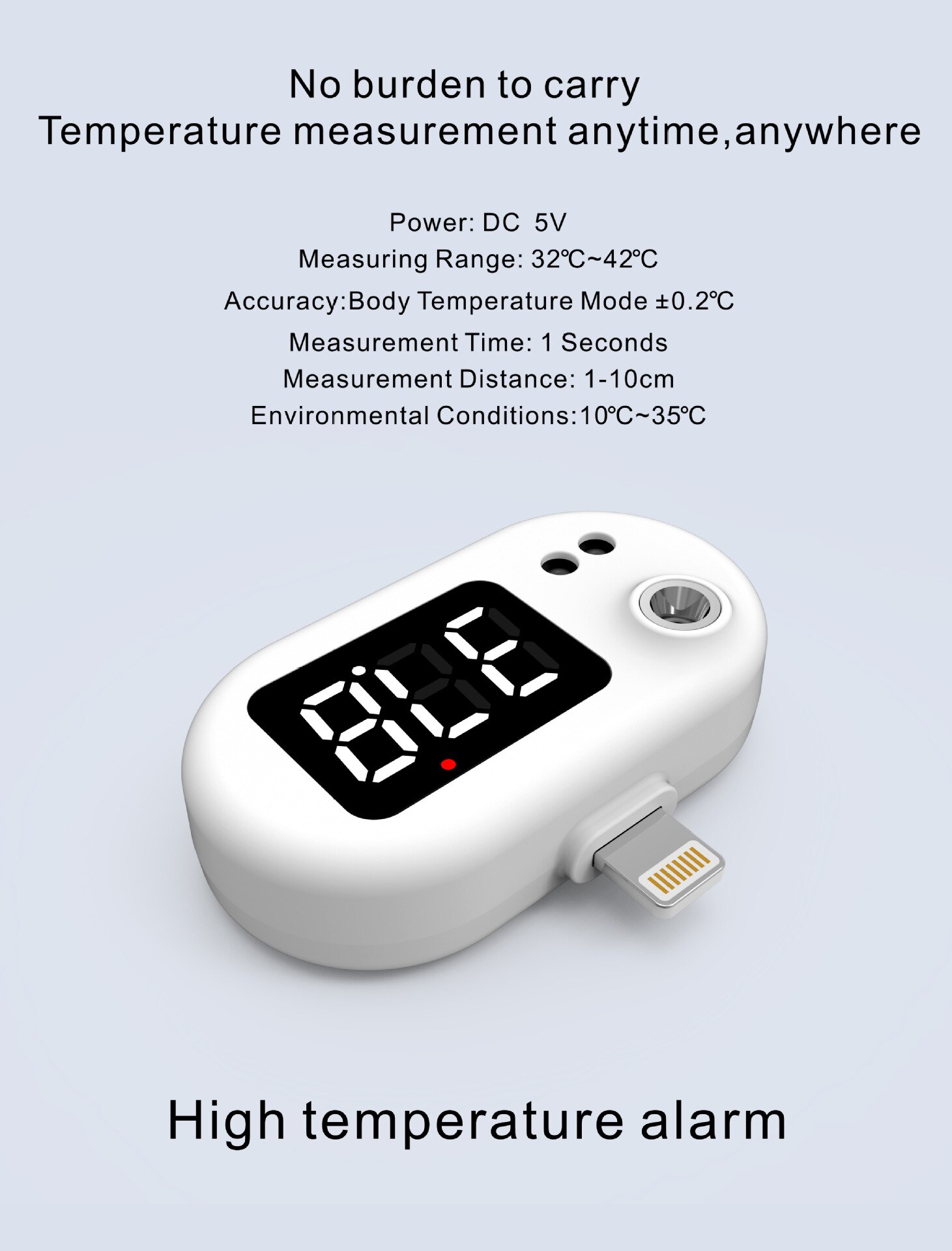 Sales Smart Mobile Phone Body Thermometer