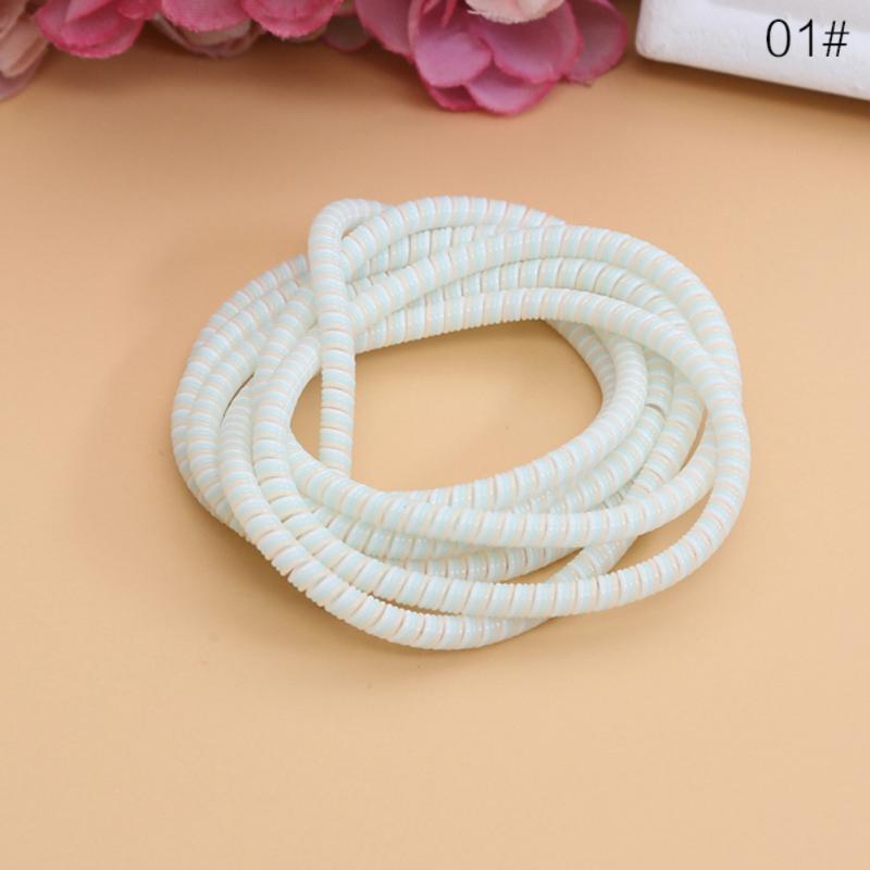 1.4M Kabelhaspel Draad Case Datalijn Bescherming Kabel Protector Usb Opladen Wire Cord Bescherming Voor Oortelefoon Oplader Kabel: 01