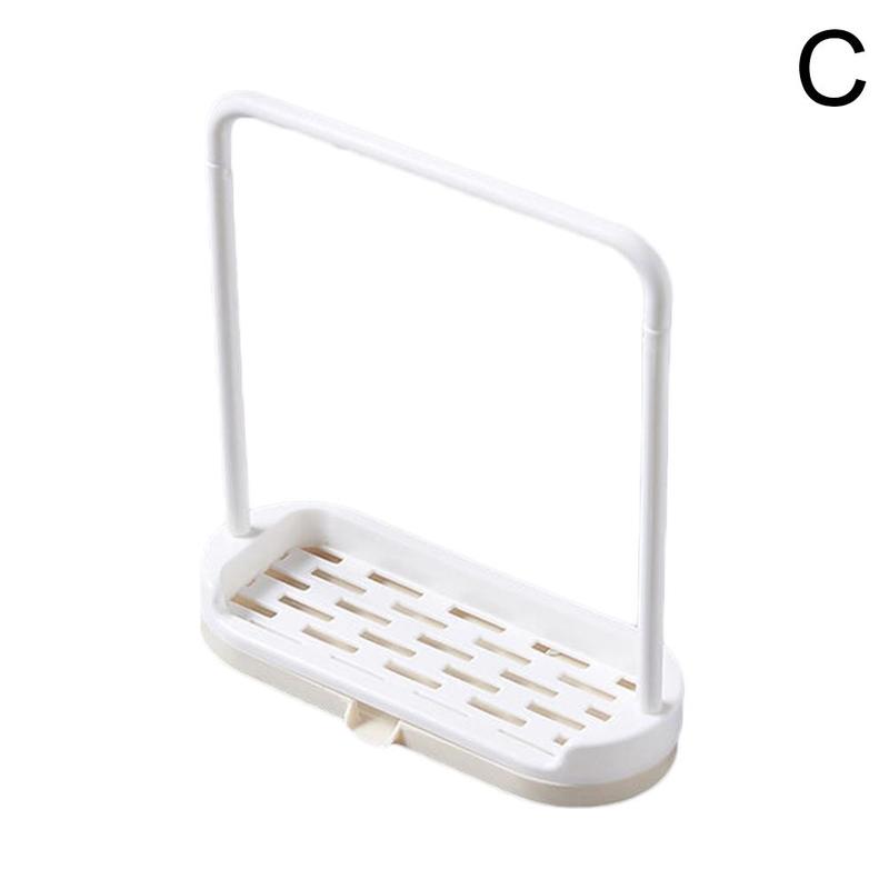 Kitchen Dishcloth Holder For Towel Rag Hanger Sink Rack Dish Organizer Shelf Cloth Dish Sponge Detachable For Bathroom V7J6: C