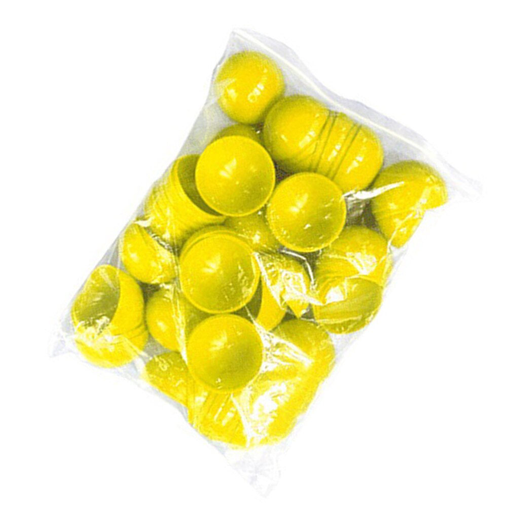 25pcs Lottery Balls Hollow Table Activity Balls Pong Balls For Game Party Decoration 40mm Diameter: Yellow4X4X4cm