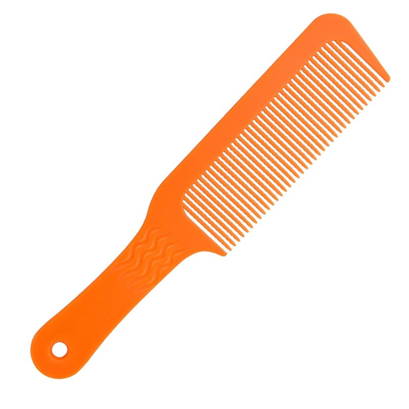 Carbon Antistatic Hairdressing Clipper Comb Anti Slide for: Orange