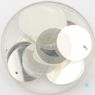30Gram 3-25Mm Kristal Transparante Losse Pailletten Pailetten Naaien Bruiloft Decoratie Craft Diy Kledingstuk Accessoires: 20mm side hole