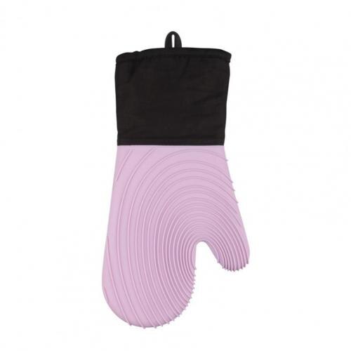 Gant de alimentaire, bonne Performance d'isolation, gants de cuisson flexibles en Silicone pour la cuisine à domicile, fournitures de pâtisserie, 1 pièce: Rose
