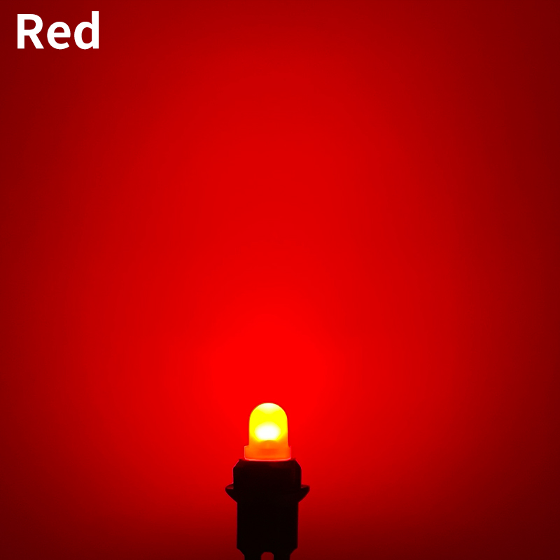 10 pièces T10 5W5 baïonnette 1SMD LED Pinball Machine ampoule lampe Non fantôme Anti scintillement DC6V blanc jaune ambre rouge rose: changeant