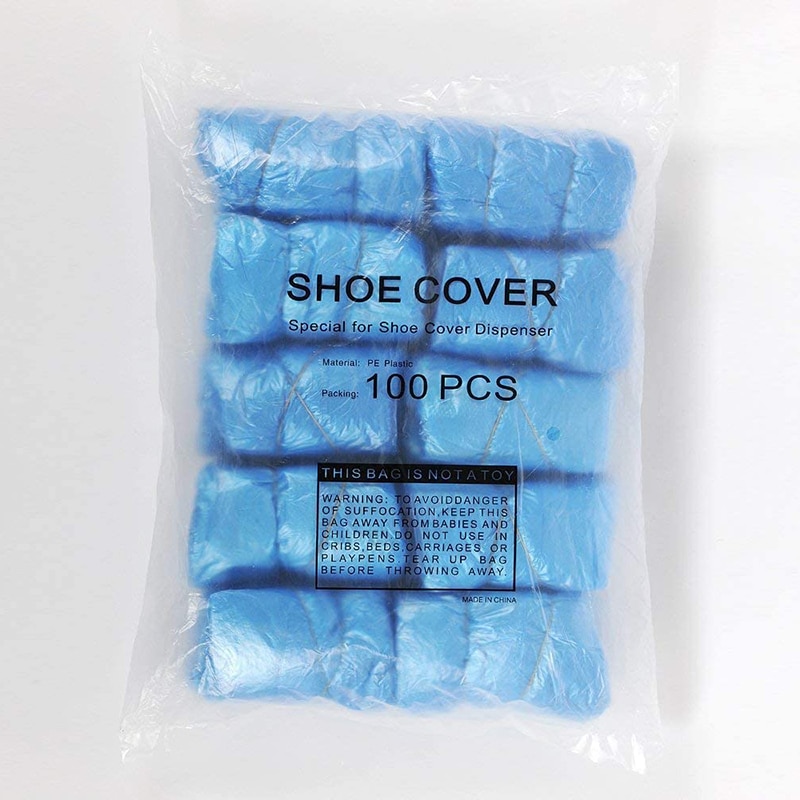 100 sztuk pokrowiec na buty maszyna dozownik gospodarstwa domowego jednorazowe wodoodporne przeciwkurzowe T klamra pokrowce na buty maszyna skrzynka Dom gabinet: Default Title