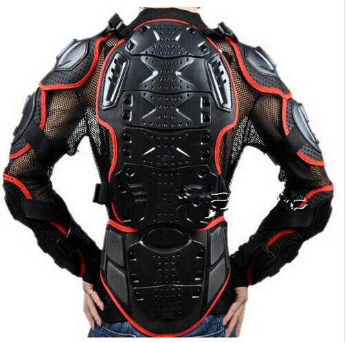 Motorcykler panser beskyttelse motocross jakke beskytter moto cross bryst ryg beskyttelse beskyttelsesudstyr to farve
