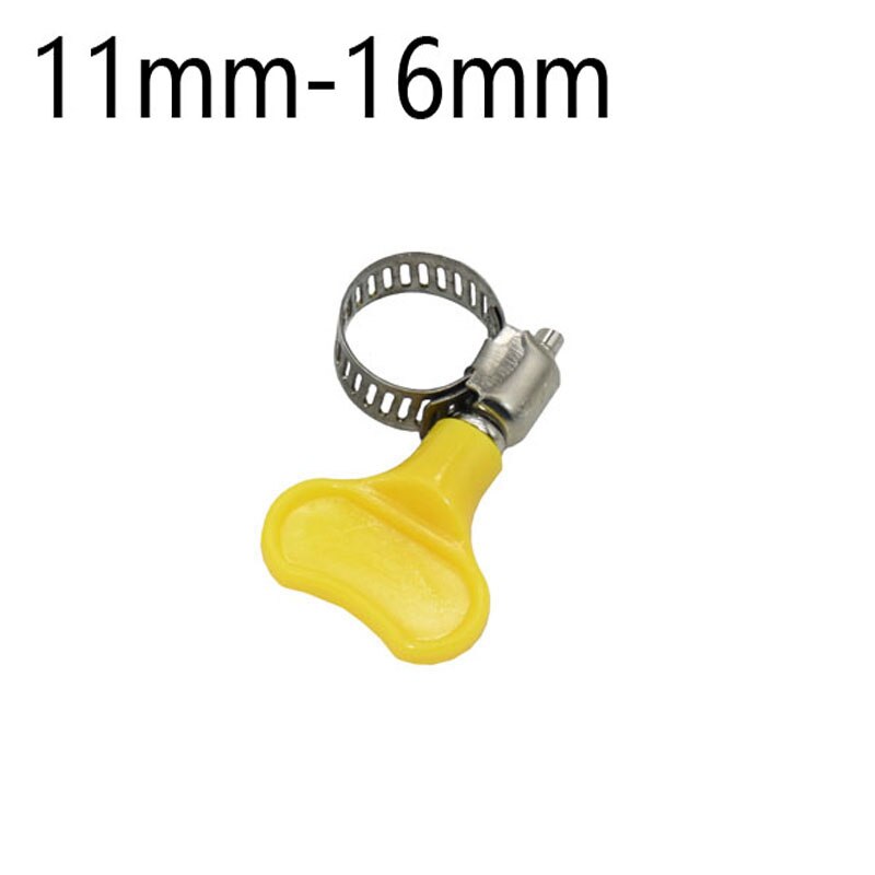 Hose retaining collar 8mm/10mm/11mm/12mm/16mm/20mm/25mm adjustable snap garden hose collar handle Anti-shedding adapter 5pcs: 11mmx16mm
