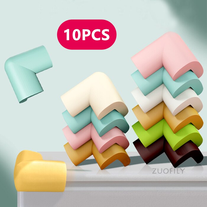 10 Stuks Baby Veiligheid Edge Guards L Vorm Glazen Tafel Corner Protector Essentiële Kinderen Bescherming Dikke Bureau Hoeken Zachte