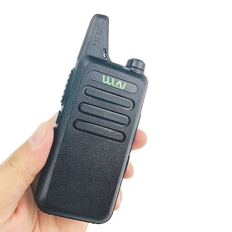 WLN KD-C1 Black 16 Channel Walkie Talkie Ham Radio UHF 400-470MHz MINI-Handheld
