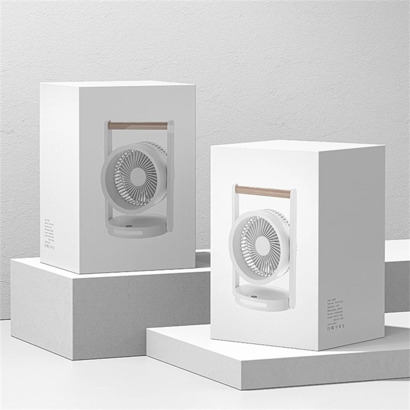 Draagbare Draagbare Ventilator Slaapkamer Verlichting Grote Windenergie Ventilator Usb Thuis Desktop Kleine Tafel Ventilator Elektrische Ventilator