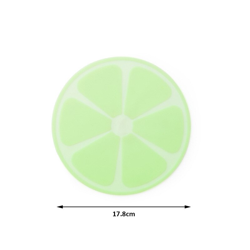 Food Grade Silicone Wrap Food Fresh Keeping Saran Lid High Stretch Seal Vacuum Container Cover Storage Lids Kitchen Tool #1#1: green 178mm