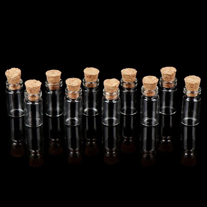 10 sztuk 1:12 miniaturowe butelki szklane słoiki z korkową zatyczką robić przechowywanie żywności akcesoria kuchenne robić domu dla lalek