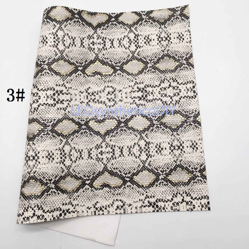 1pc 21 x 29cm metalen slang met hartvorm, python synthetisch leer pu leer voor het maken van strikken leosyntheticodiy 8 s 31b: 3