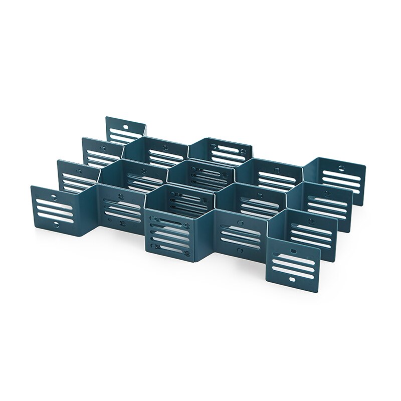 L.H.S Honeycomb drawer organizer Organizer for underwear Organizer for socks Drawer closet storage box divider: Deep Blue