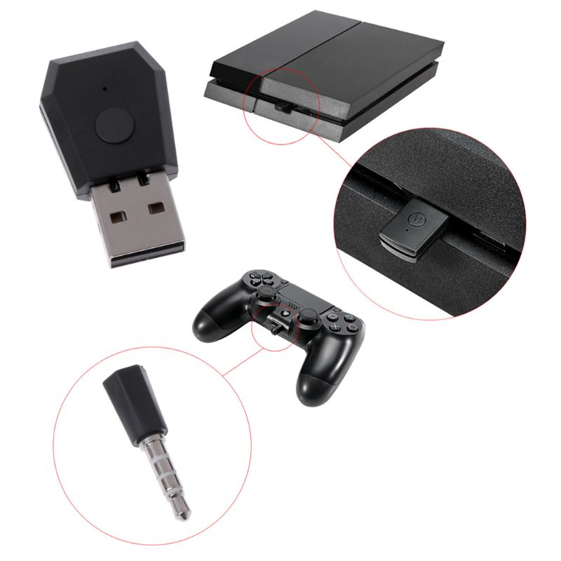 Adattatore USB Bluetooth Trasmettitore per PS4 Playstation Bluetooth 4.0 Auricolari Ricevitore Della Cuffia Dongle G6DD
