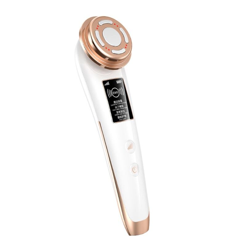 Electric EMS RF Facial Microcurrent Import Vibration Anti-Wrinkle Face Lift: White