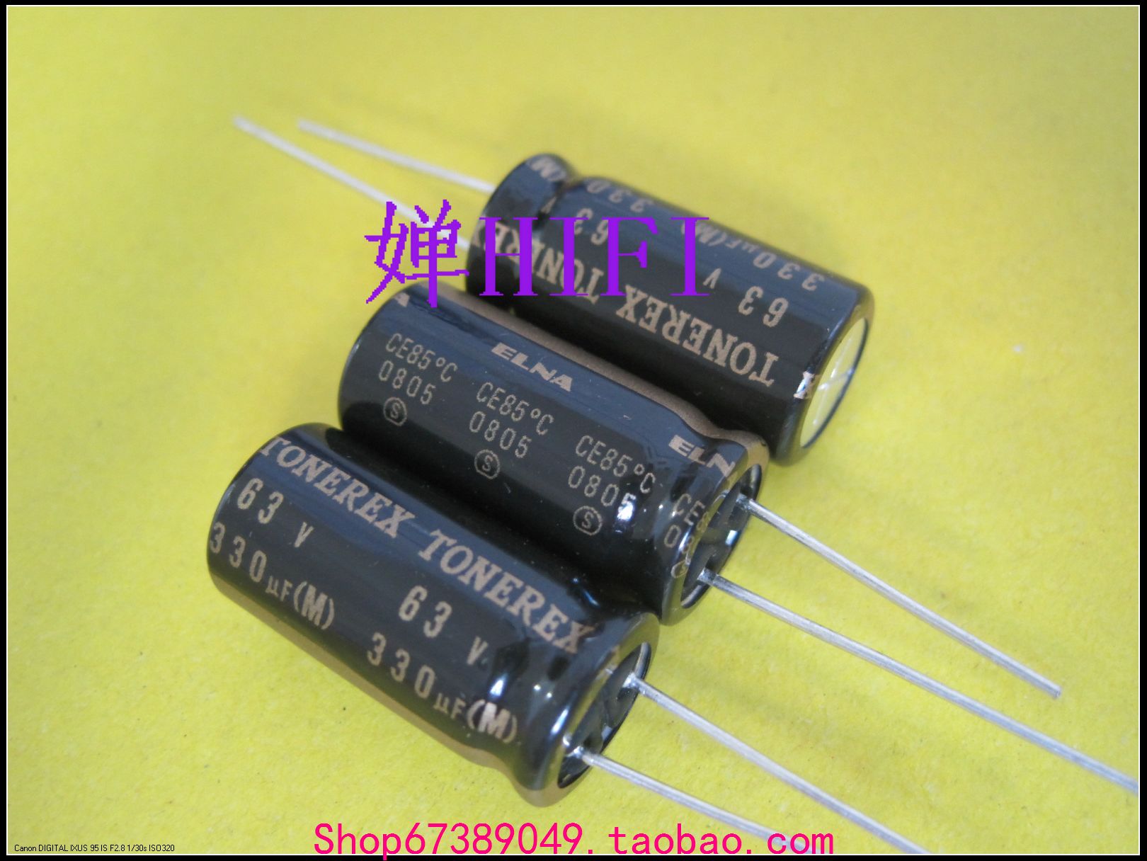 4 STUKS ELNA TONEREX 63V330UF 12.5X25MM ROB 330UF 63V tuner audio condensator TONEREX 330uf /63v Zwarte goud