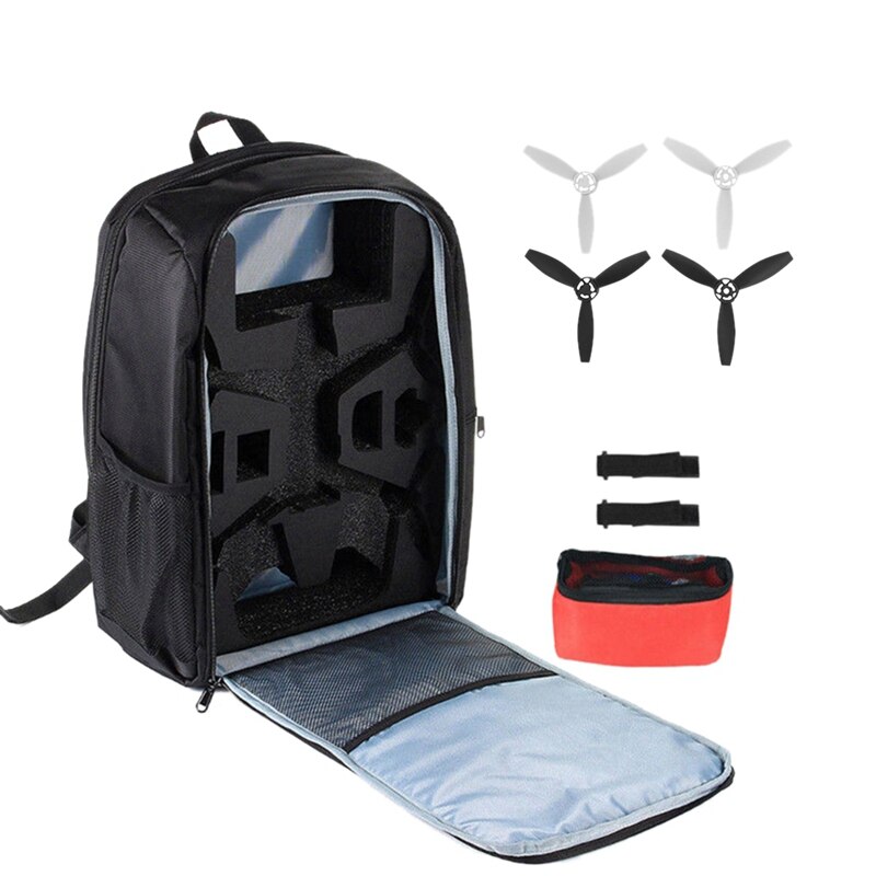 Für Papagei Bebop 2 Rucksack Schulter Tasche + 4Stck Propeller Tragbare Reise Lagerung Tasche Tasche Für Papagei Bebop 2 Energie Fpv: Ursprünglich Titel