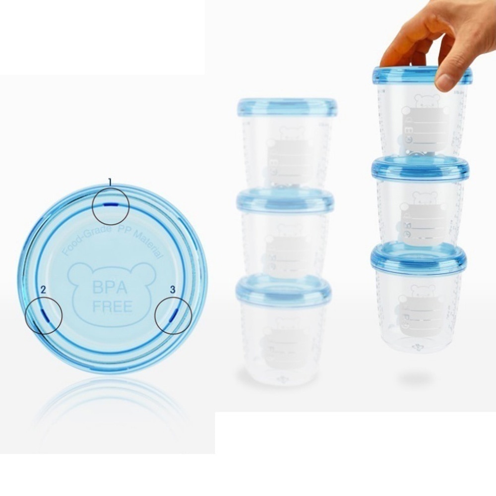 Baby Complementary Food Storage Box Portable Snack Freeze Box Sealed Packing Baby Complementary Food Storage Cup