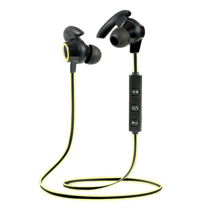 Neck-Opknoping Oordopjes Bluetooth Koptelefoon Draadloze Sport In Ear Draadloze Koptelefoon Met Microfoon Controller Voor Iphone Xiaomi Huawei: Yellow