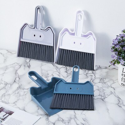 Small Bump Broom Set Plastic Handful Home Student Desktop Broom Cleaning Small Broom Bump Mini Combination