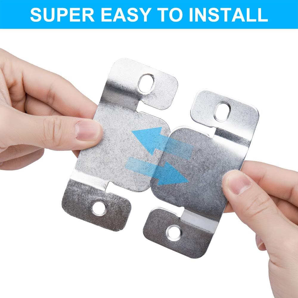 Universele metalen connectoren Inbouw fotolijst Sectionele in elkaar grijpende meubelbeugels Bankconnector Banklinker