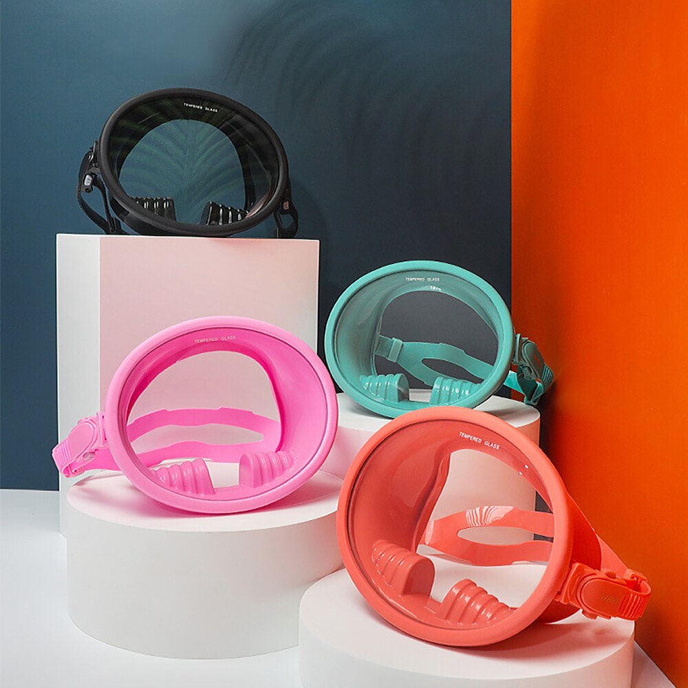 Water Sports Diving Wide View Scuba Mask Watertight Anti-Fog Lens Underwater Snorkeling Spearfishing Full Diving Mask