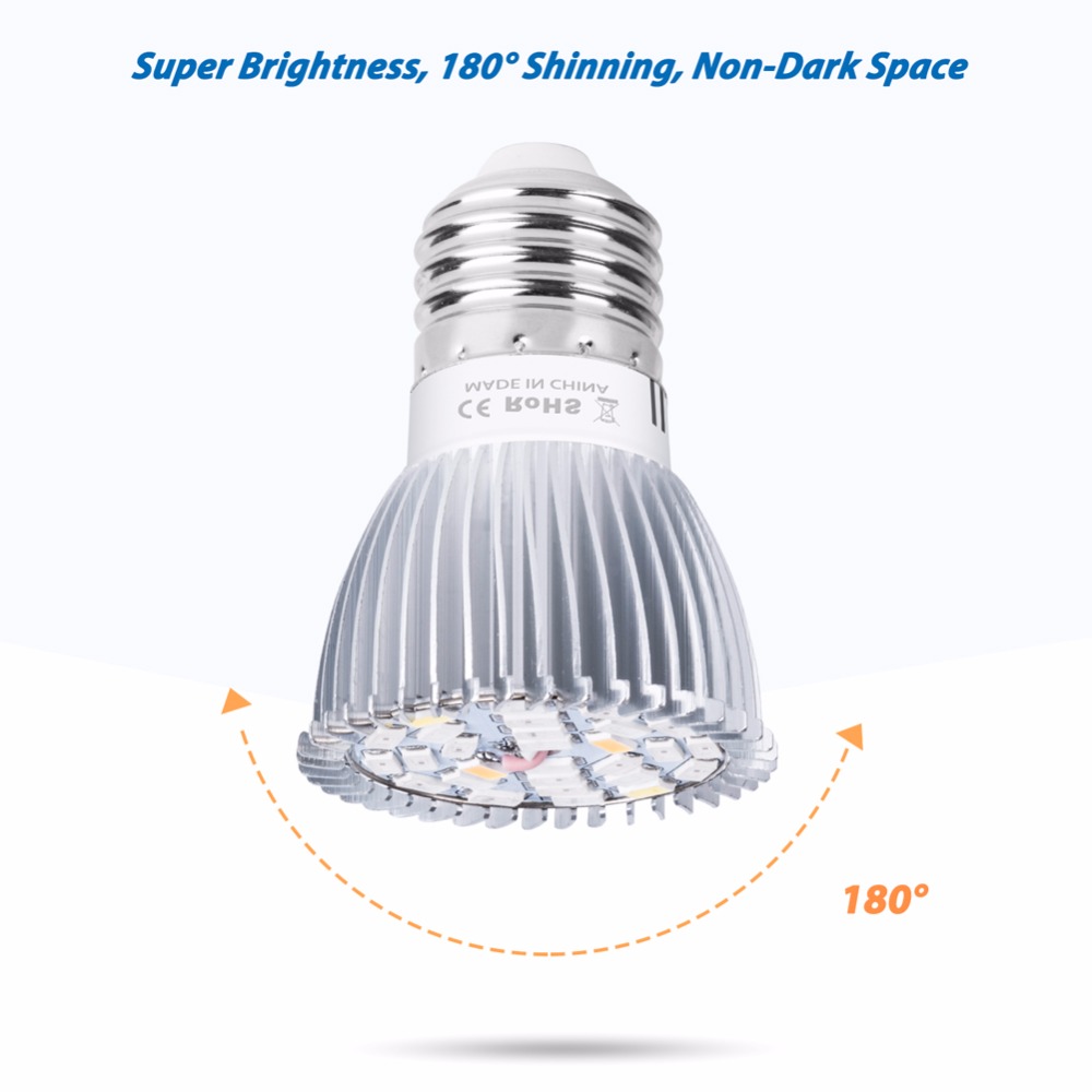 E27 LED Grow Ligth Full Spectrum LED Bulb Seedling 18W 28W Hydroponics LED Growth Light E14 Greenhouse Plant Lamp 220V Fitolamp
