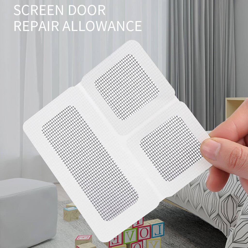 Window Screens Repair Patch Anti-insect Fly Bug Door Window Mosquito Screen Net Repair Tape Self-adhesive Mesh Screens Patches