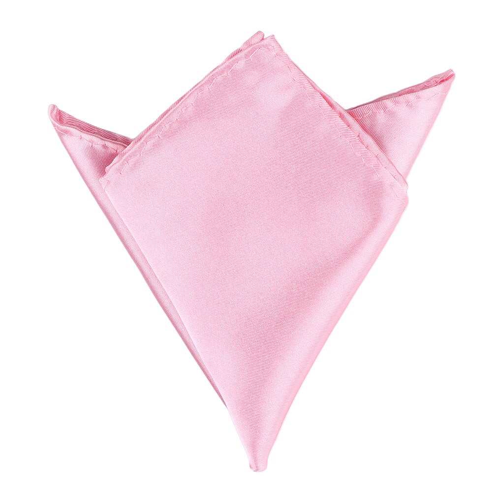 Écharpe carrée noire rouge bleu | Costume blanc homme, accessoires serviette de poche pour Banquet de mariage anniversaire: pink