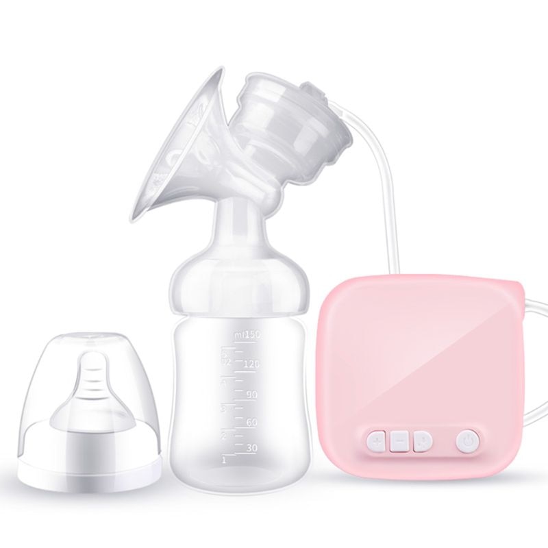 Electric Breast Pump Automatic Milker with Baby Bottle Suction Milk Extractor F3ME