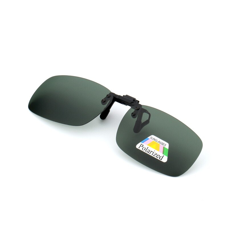 Polarisierte Sonnenbrille Clip Stock Sonne Brillen Gelb Nachtsicht Brille Nacht Harz Linse Fahren Brillen: Grün