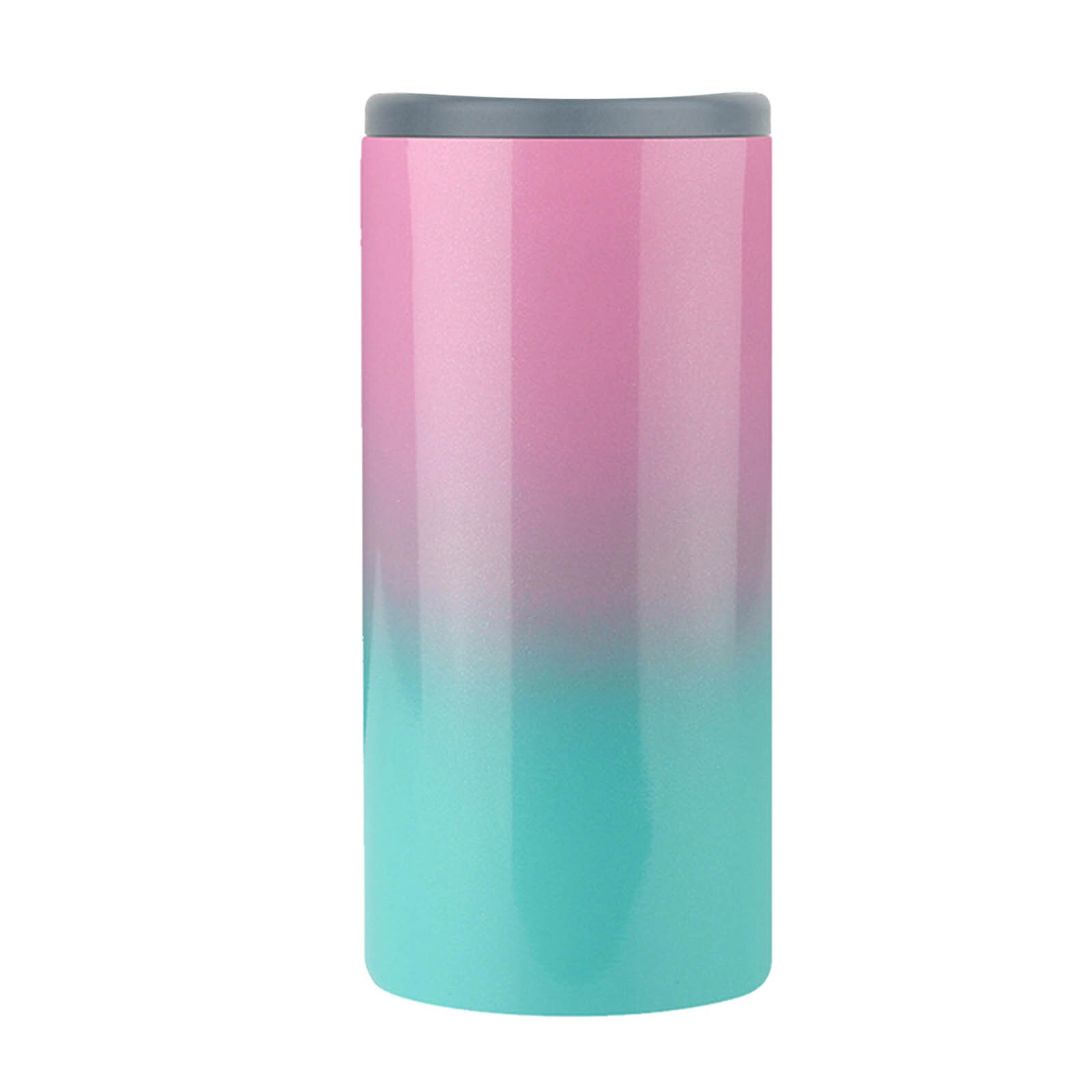12oz Insulated Slim Can Stainless Steel Can Cooler for Slim Beer Insulated Can Cooler for Regular Cans,Tall Skinny Cans, Bottles: Multicolor 